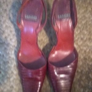 Casadei 8.5 heels slingbacks